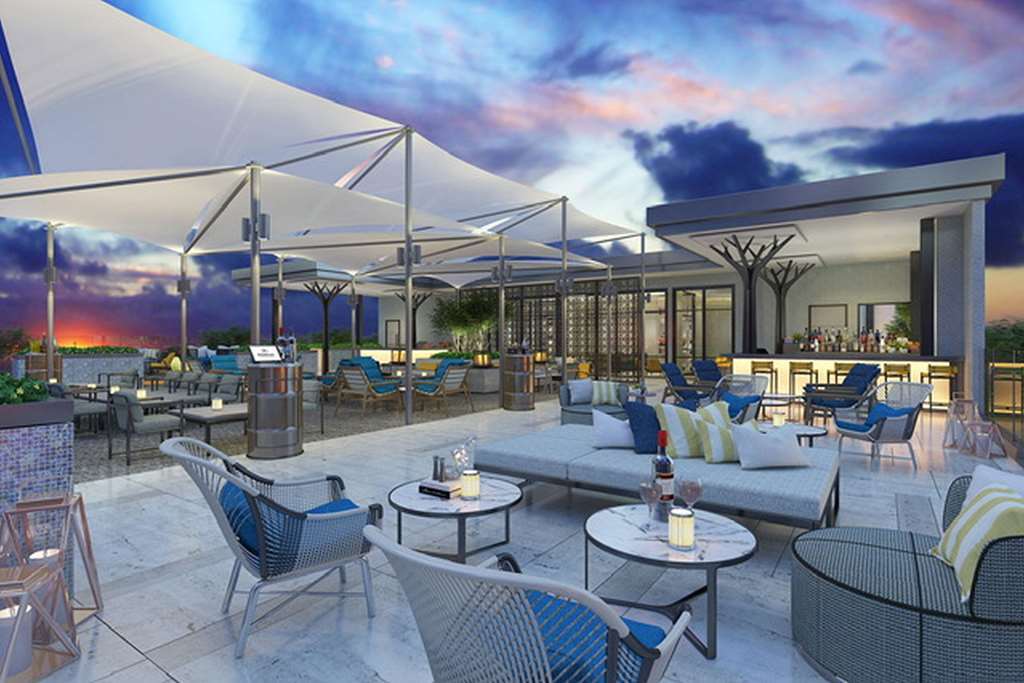 Hilton Dili Palm Springs酒店 餐厅 照片